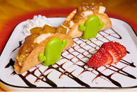 Apple Cheesecake Churro Tacos