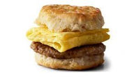 Sausage Biscuit with Egg